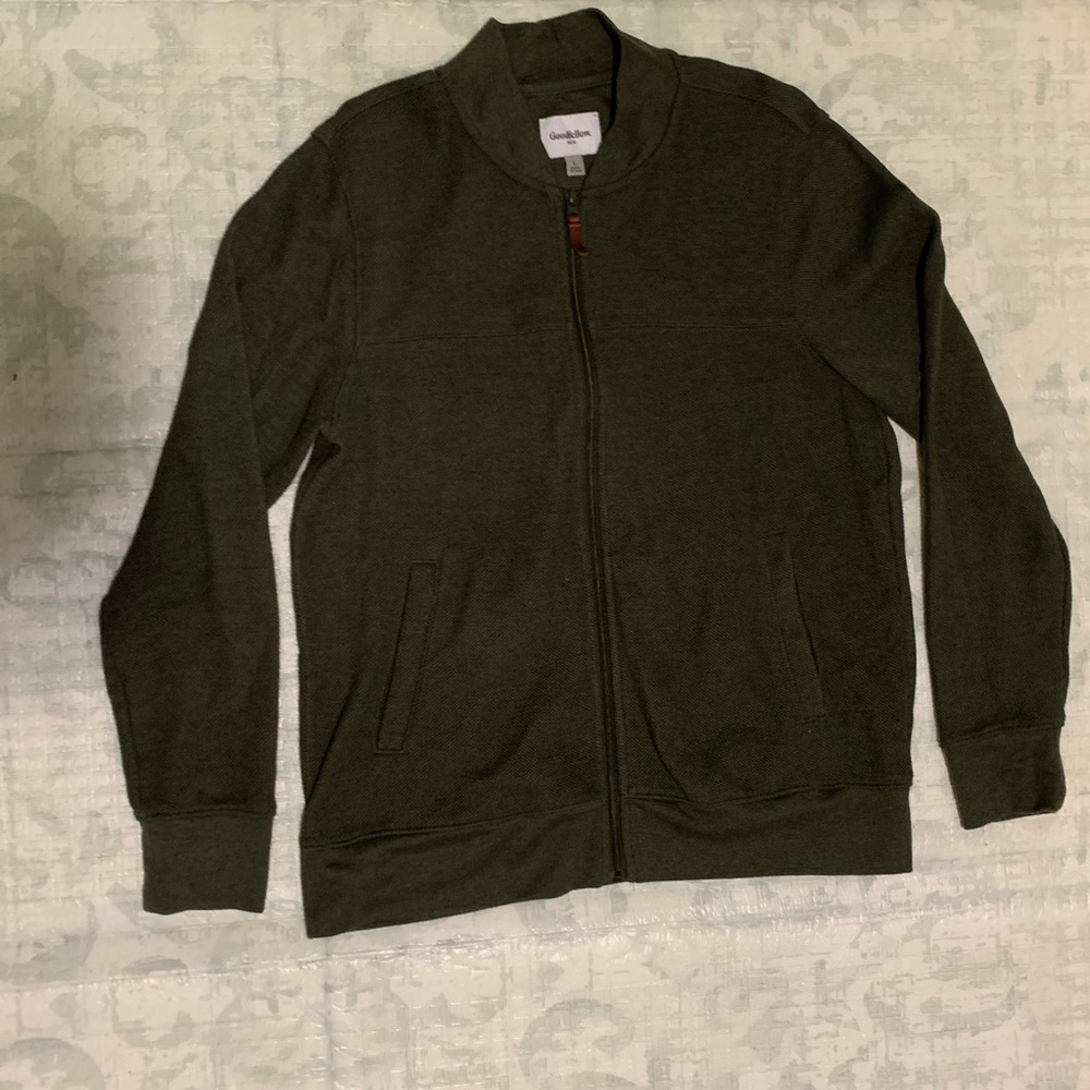 Goodfellow & co thermal zip up sweater